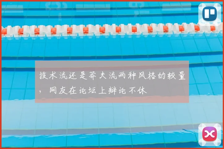 技术流还是莽夫流两种风格的较量，网友在论坛上辩论不休